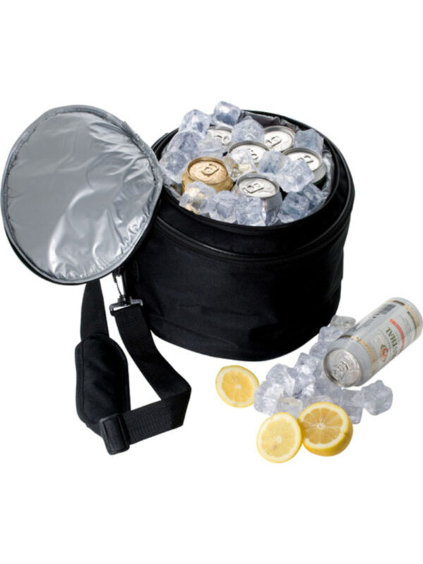 İKİ KATLI BUZLUK BÖLMELİ YALITIMLI SİLİNDİR TERMAL ÇANTA