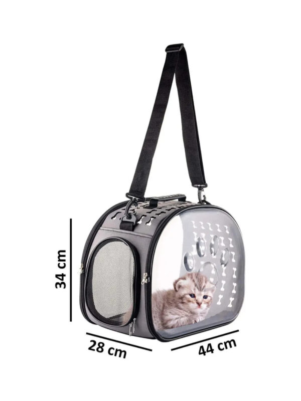 NS Reliable Pet Kedi-köpek Taşıma Çantası Uzay Kapsülü Nefes Katlanabilir