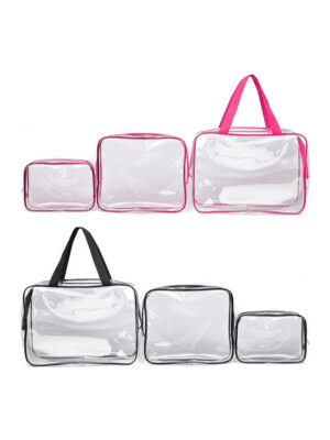Promosyon Şeffaf Makyaj Çanta Seti