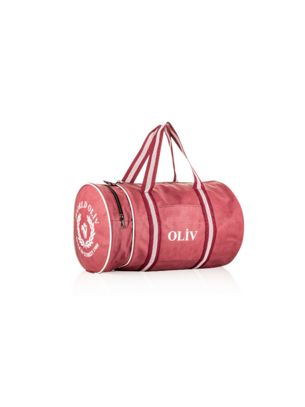 PEMBE Silindir Spor Çantası - Siyah