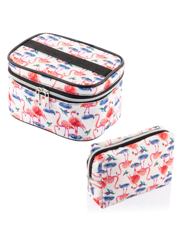 NS Reliable 2'li Set Seyahat Makyaj Organizatörü Çok Fonksiyonlu Kozmetik Çanta