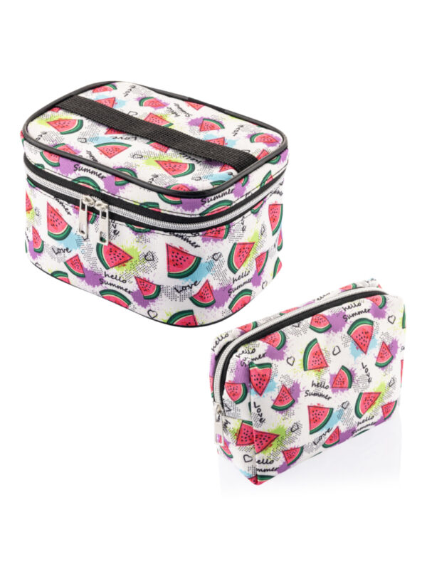 NS Reliable 2'li Set Seyahat Makyaj Organizatörü Çok Fonksiyonlu Kozmetik Çanta