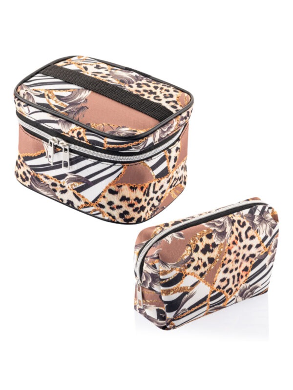 NS Reliable 2'li Set Seyahat Makyaj Organizatörü Çok Fonksiyonlu Kozmetik Çanta