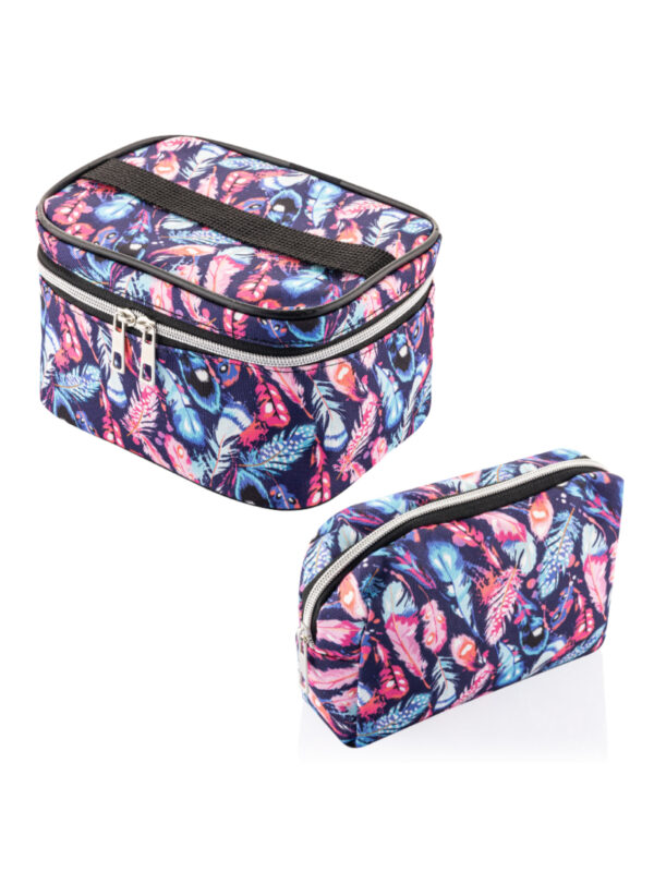 NS Reliable 2'li Set Seyahat Makyaj Organizatörü Çok Fonksiyonlu Kozmetik Çanta