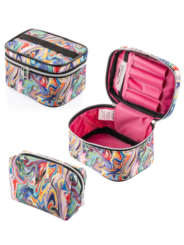 NS Reliable 2'li Set Seyahat Makyaj Organizatörü Çok Fonksiyonlu Kozmetik Çanta