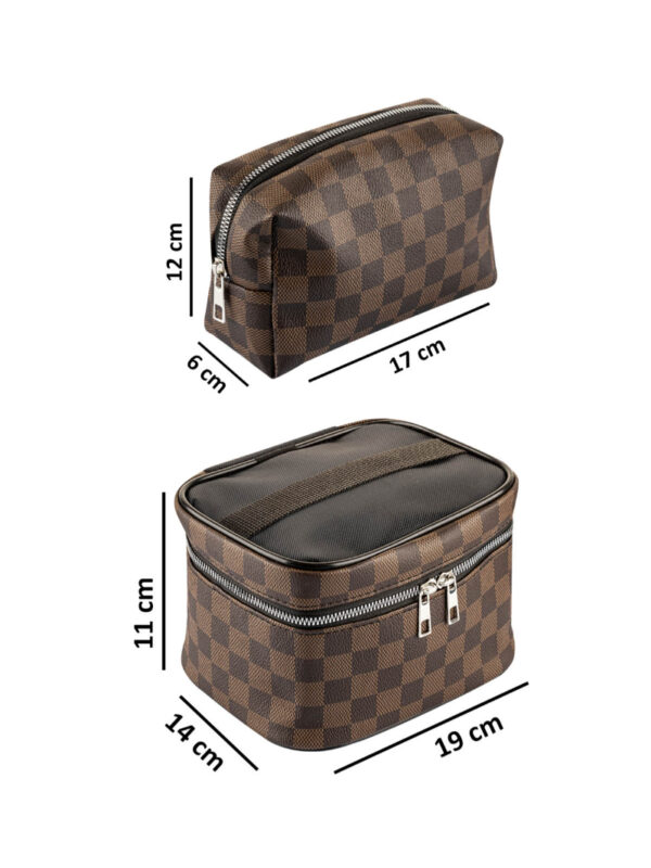 NS Reliable 2’li Set Seyahat Makyaj Organizatörü Çok Fonksiyonlu Kozmetik Çanta