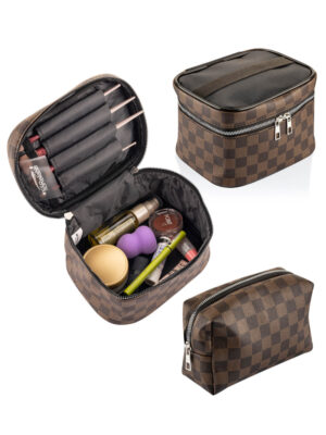 NS Reliable 2’li Set Seyahat Makyaj Organizatörü Çok Fonksiyonlu Kozmetik Çanta