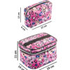 NS Reliable 2'li Set Seyahat Makyaj Organizatörü Çok Fonksiyonlu Kozmetik Çanta