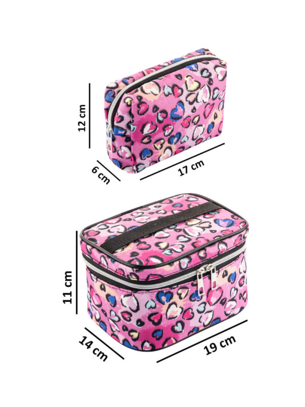 NS Reliable 2'li Set Seyahat Makyaj Organizatörü Çok Fonksiyonlu Kozmetik Çanta