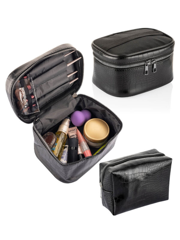 NS Reliable 2’li Set Seyahat Makyaj Organizatörü Çok Fonksiyonlu Kozmetik Çanta