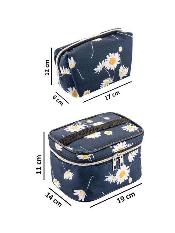 NS Reliable 2'li Set Seyahat Makyaj Organizatörü Çok Fonksiyonlu Kozmetik Çanta