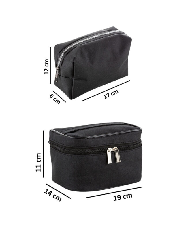 NS Reliable 2'li Set Seyahat Makyaj Organizatörü Çok Fonksiyonlu Kozmetik Çanta