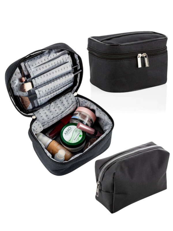 NS Reliable 2'li Set Seyahat Makyaj Organizatörü Çok Fonksiyonlu Kozmetik Çanta