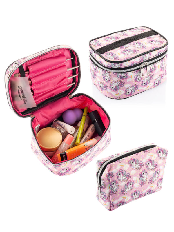 NS Reliable 2'li Set Seyahat Makyaj Organizatörü Çok Fonksiyonlu Kozmetik Çanta